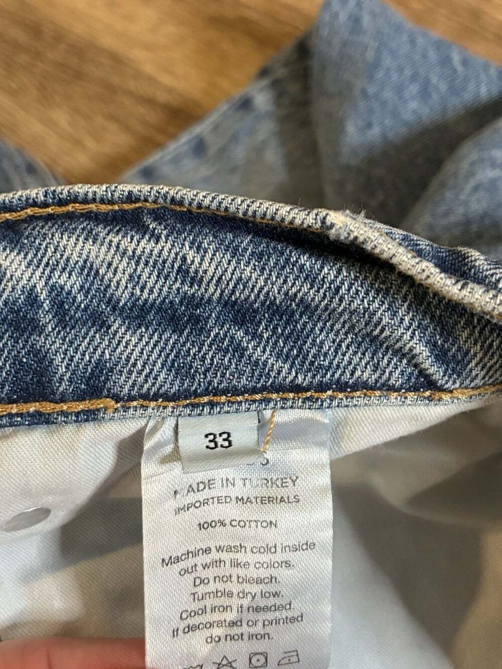 nuuds The Relaxed Taper Jeans in Everyday Addison Size 33 Curve - Picture 9 of 9